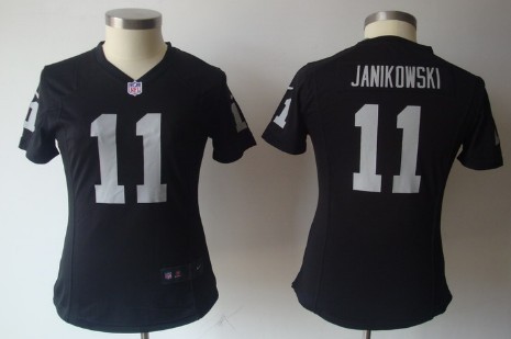 Nike Team Jersey Oakland Raiders 11 Sebastian Janikowski Black Game
